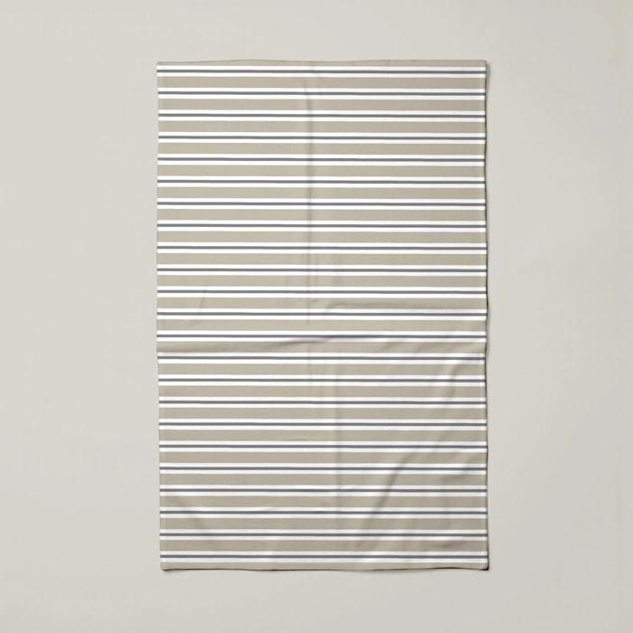 Lot de 2 torchons de cuisine 100% coton Joel