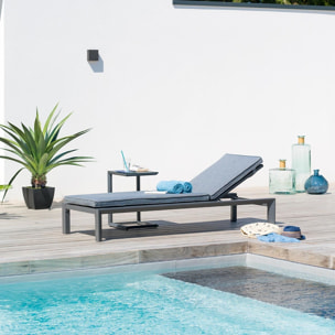 Lit piscine Évasion Anthracite & Graphite