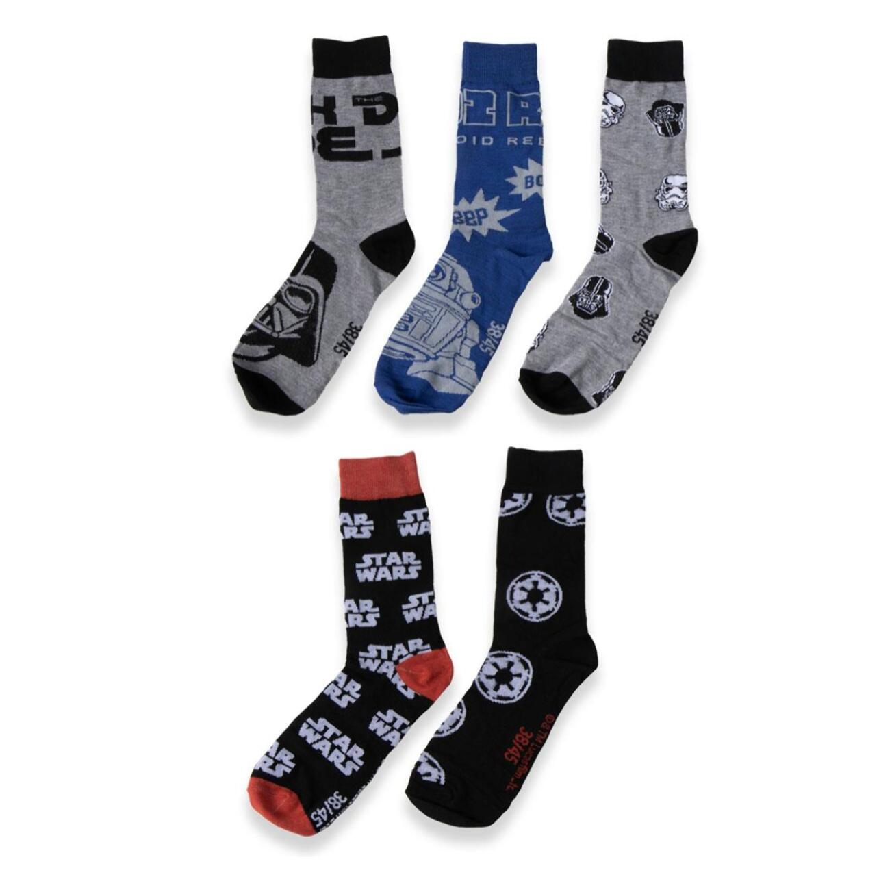 Pack 12 Calcetines Star Wars - Multicolor - Talla 38-45