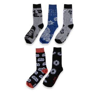 Pack 12 Calcetines Star Wars - Multicolor - Talla 38-45