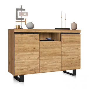 Aparador Ebos UP 140 Roble Nude - Ceniza