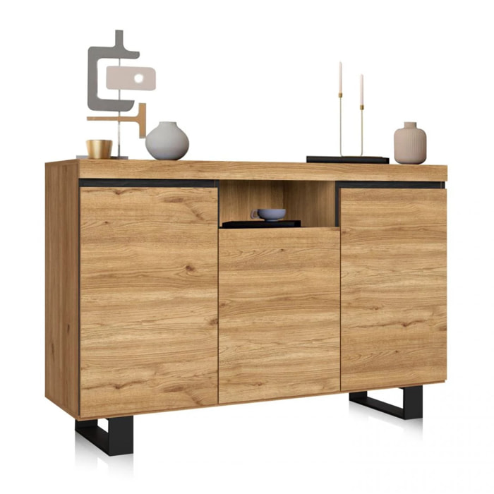 Aparador Ebos UP 140 Roble Nude - Ceniza