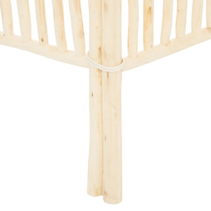 Paravent Zahir - peuplier et coton - H169 -5 cm