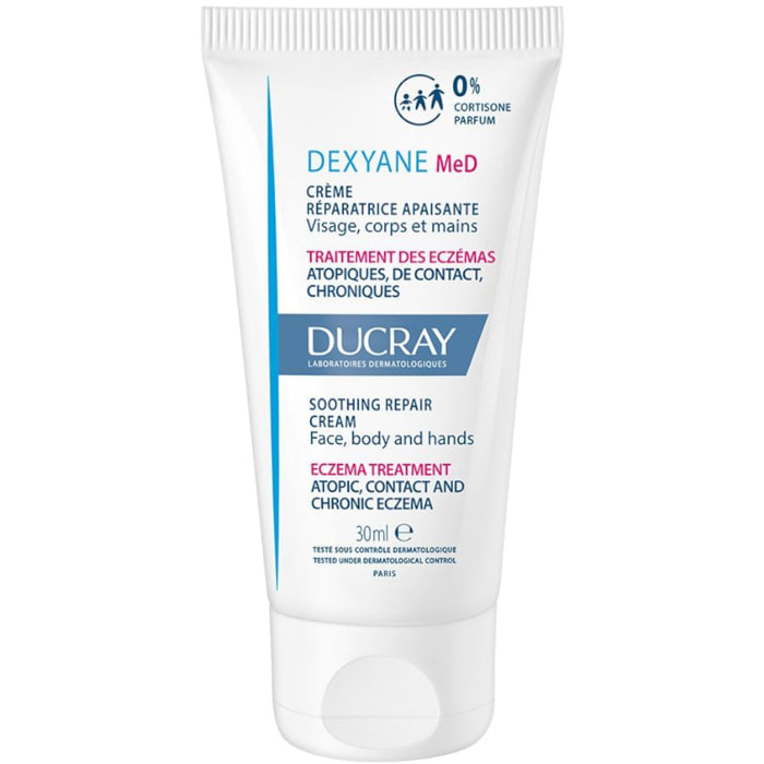 Dexyane MeD - Crème Réparatrice Apaisante - Traitement des Eczémas 30 ml