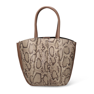 Borsa a mano da donna Seraphina Chic - Pelle vegana PU - 28.0 x 22.0 x 11.0 cm