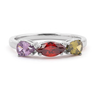 Anillo Prazma acabado plata