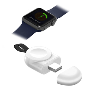 Cargador compacto de viaje USB compatible con Apple Watch iWatch