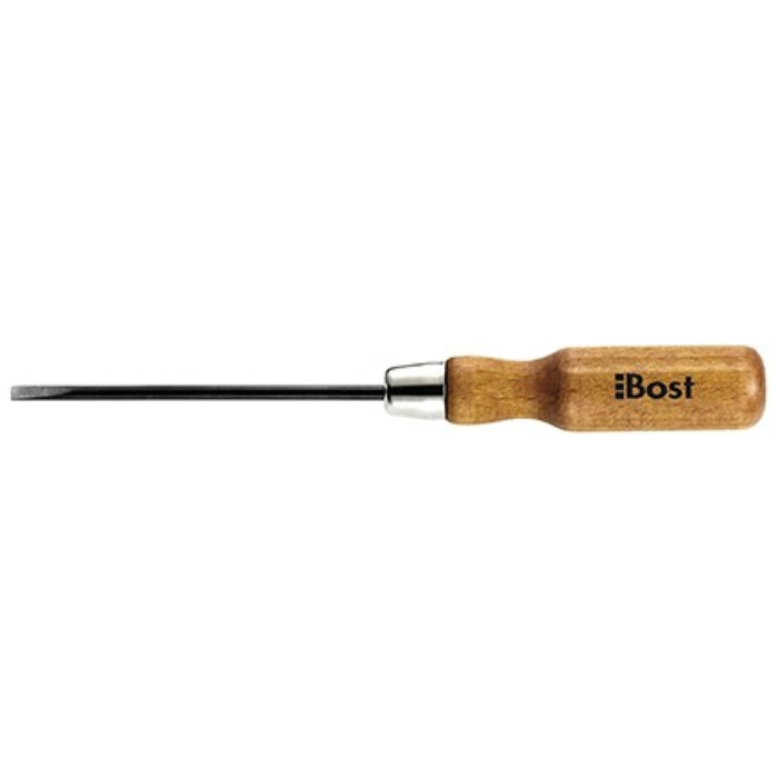 Tournevis BOST Manche bois mécanicien - Lame plate - 5,5 X 100 mm - 606100