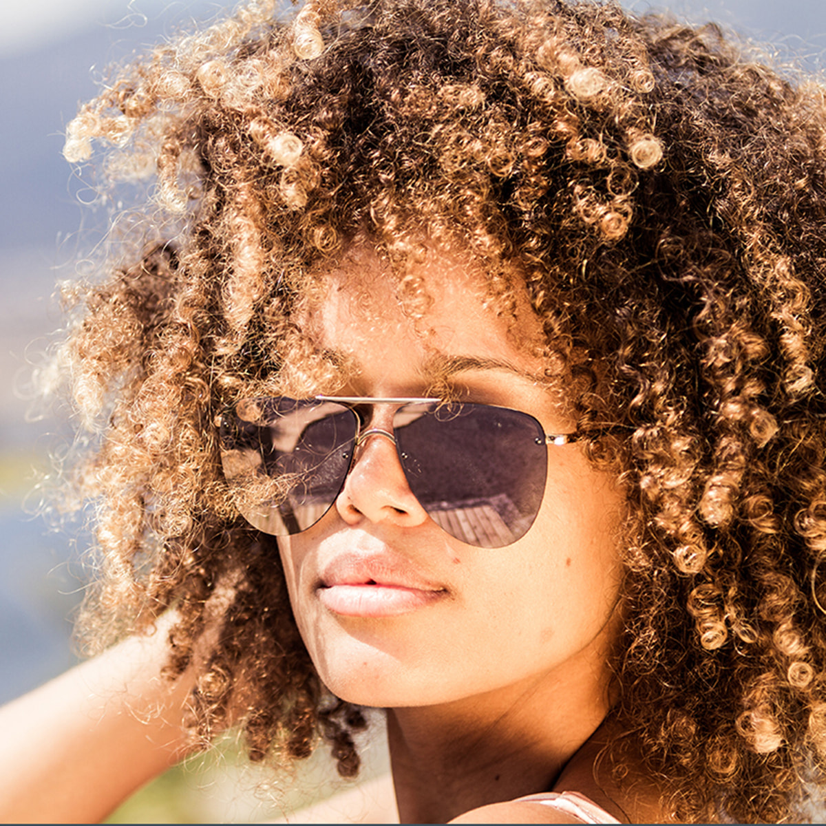 Gafas de sol OCEAN BANILA - Plata + ahumado