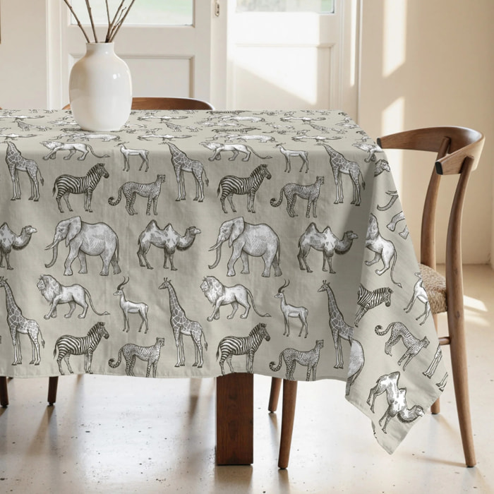 Nappe anti-taches 100% coton Hansel