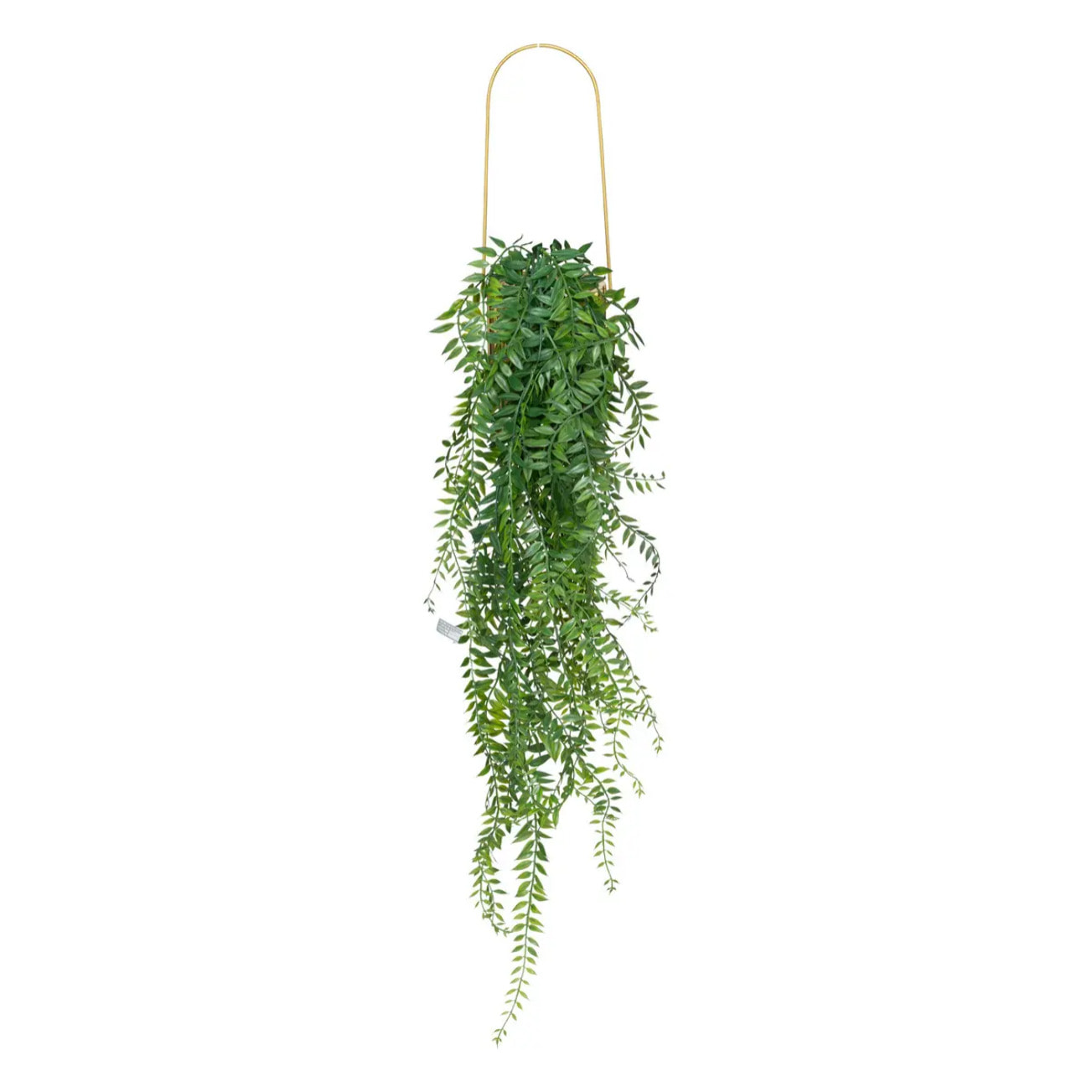 Plante artificielle en pot "Le collectionneur" en métal H82cm doré