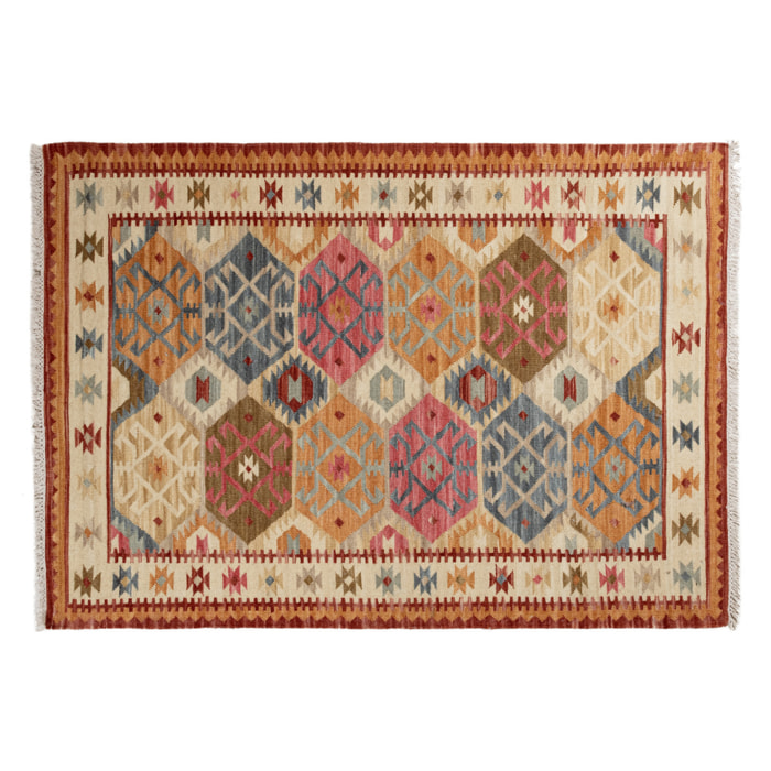 Tapis rectangulaire berbère multicolore 160 x 230 cm MOHA