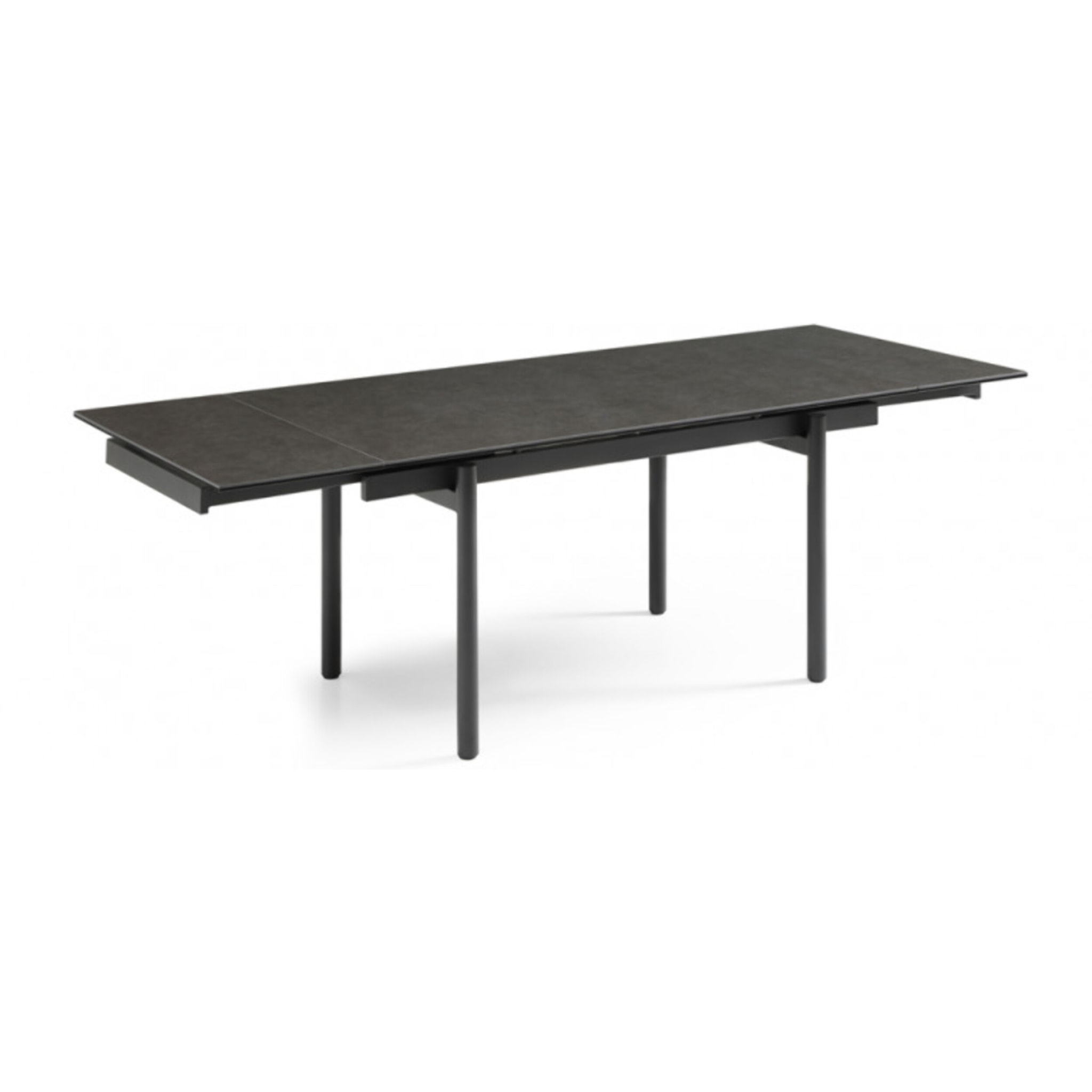 Pied de table de repas n°9 en métal noir - 4 pieds minimalistes - UNIK