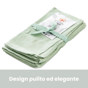 Intrecci – Set 6 tovaglioli in puro cotone 40x40 cm