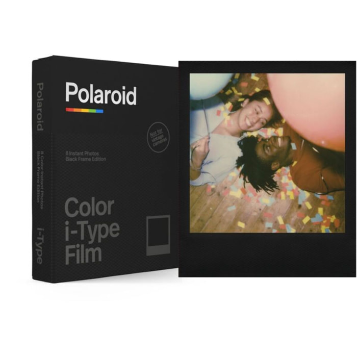 Papier photo instantané POLAROID Color film iType Black Frame (x8)