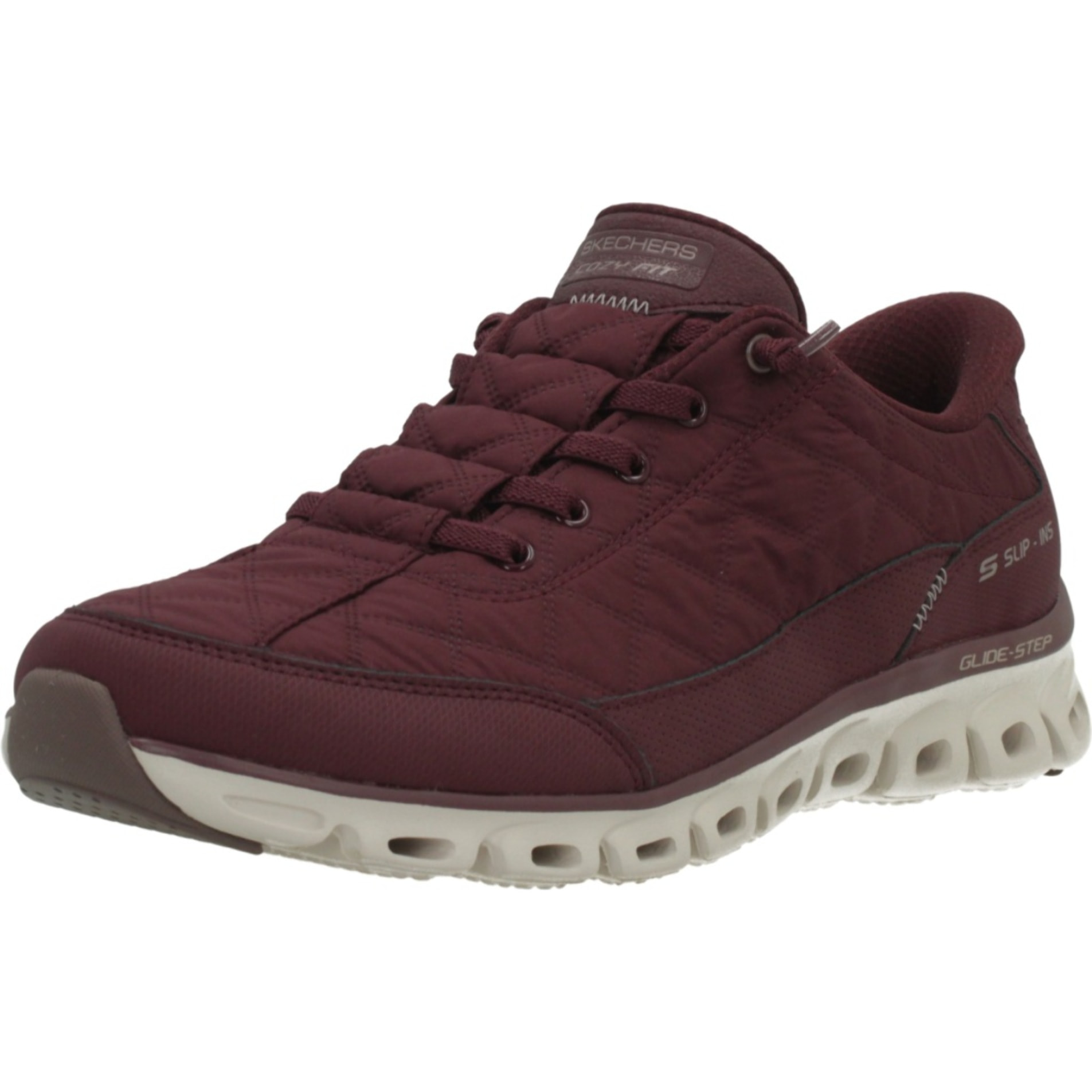 Sneakers De  Mujer 104556s Glide Step At Ease Burdeos