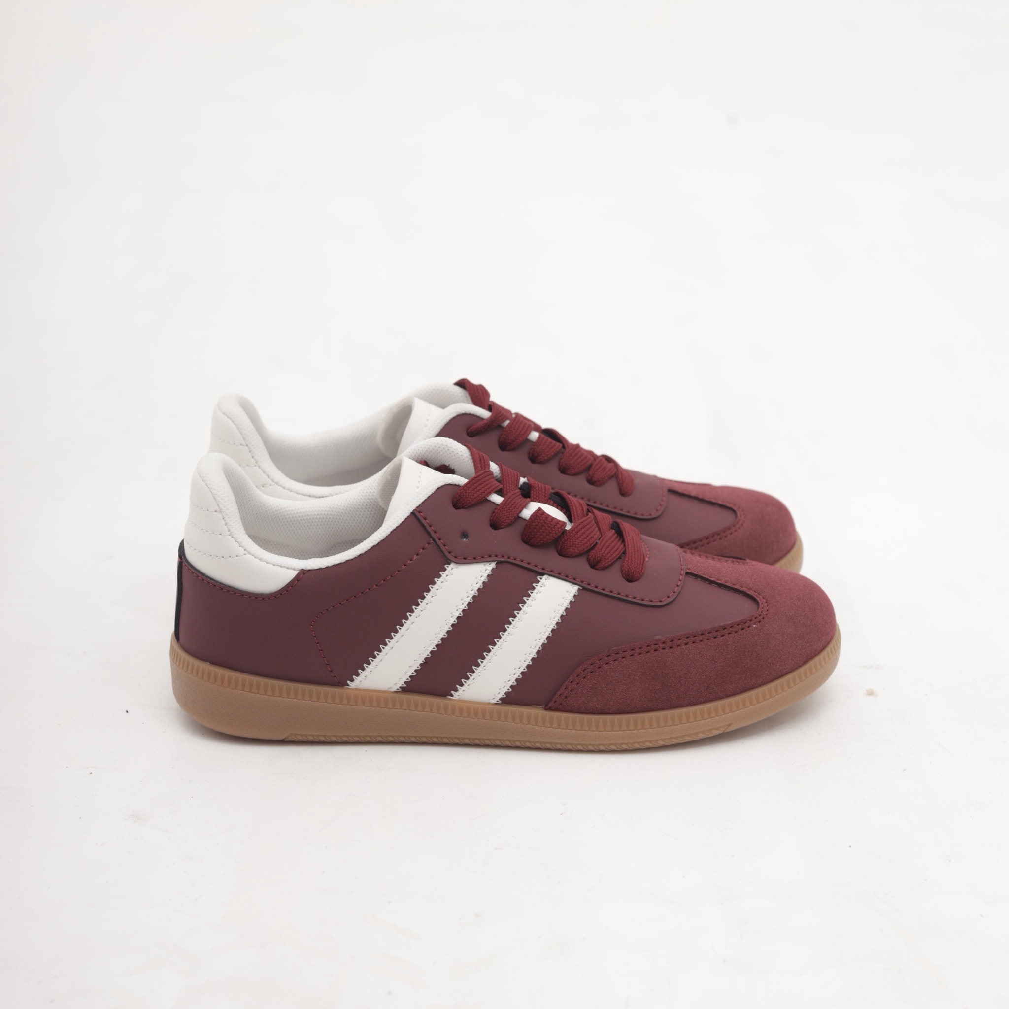 SNEAKERS FLAT BORDEAUX