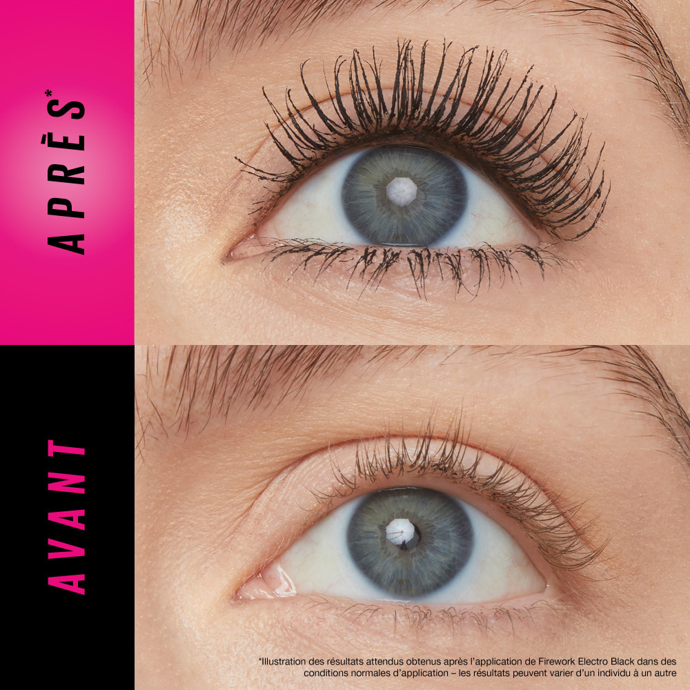 Maybelline New York Mascara Cils Sensational Firework Electro Black Effet Cils Déployés à 360°