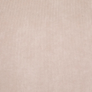 Chaise de bar "Celeste" - velours côtelé - pieds métal imitation chêne