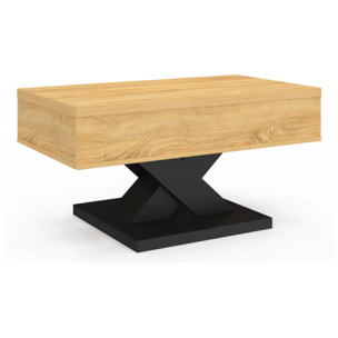 Table basse Alexia relevable et dépliante
