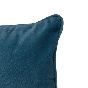 Coussin Lilou bleu egéen 50x30cm