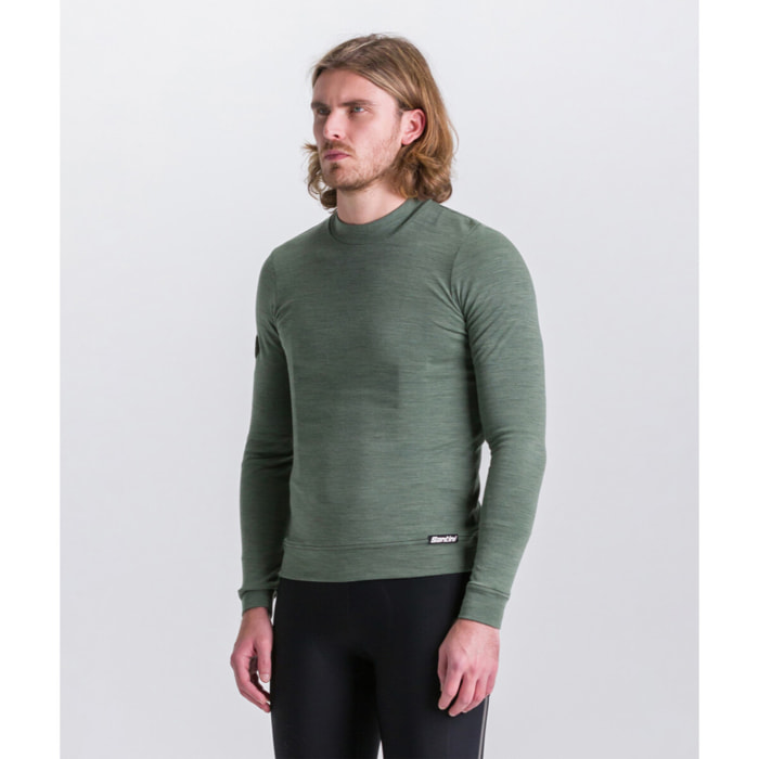 Impetus - Maglia Lana - Verde Militare - Uomo