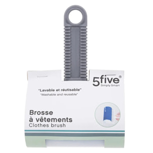 Brosse à vêtements lavable gris