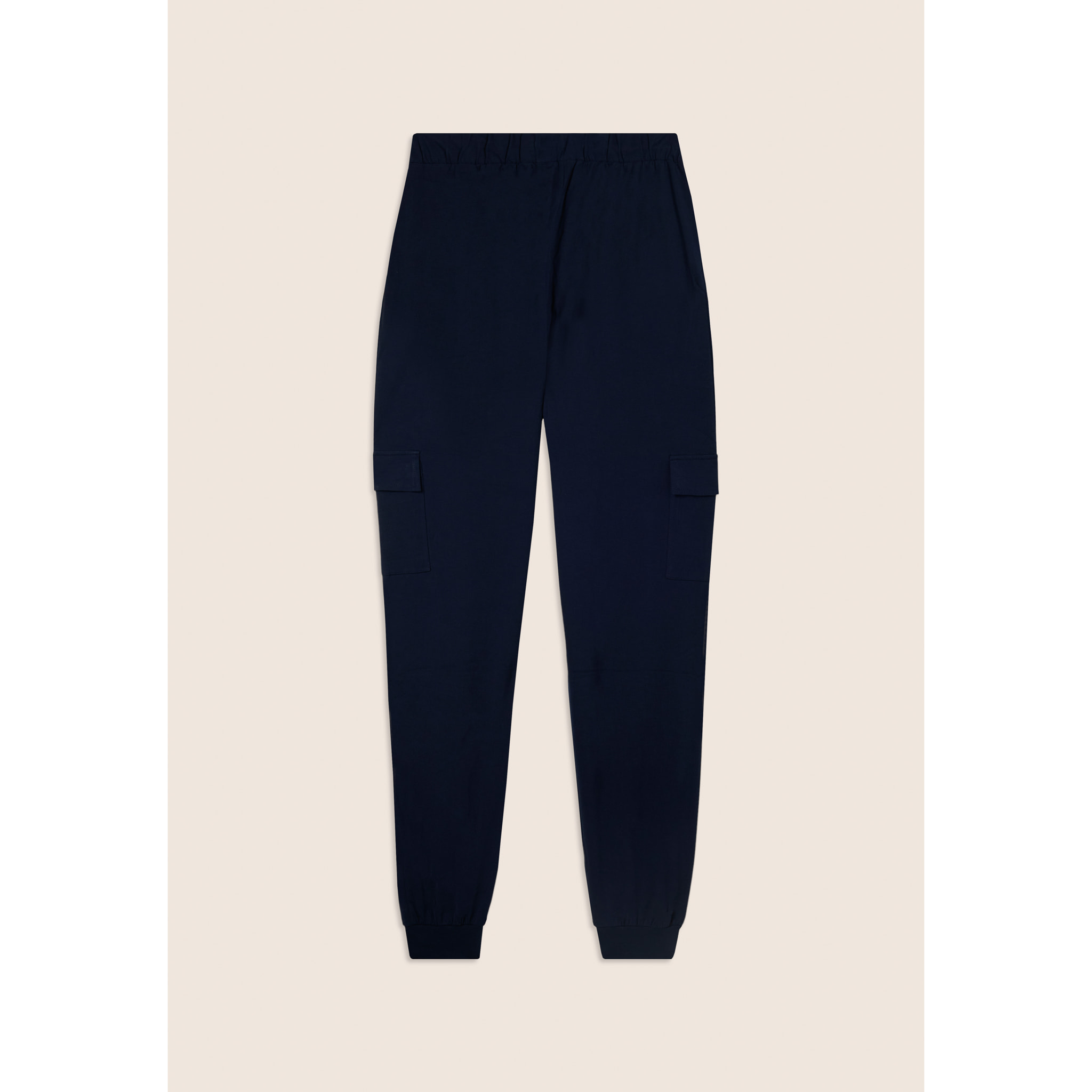 Pantaloni sportivi elasticizzati con tasche cargo