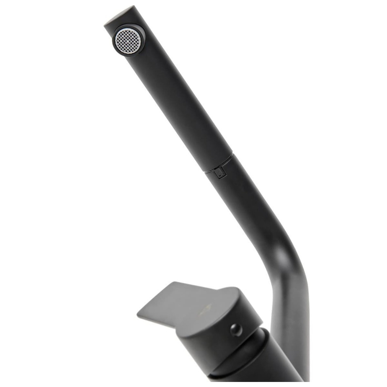 B-Way mitigeur de cuisine sur pied avec douchette extractible, noir mat (SATBSBW185)