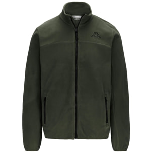 Felpe Kappa Uomo LOGO WIND Verde