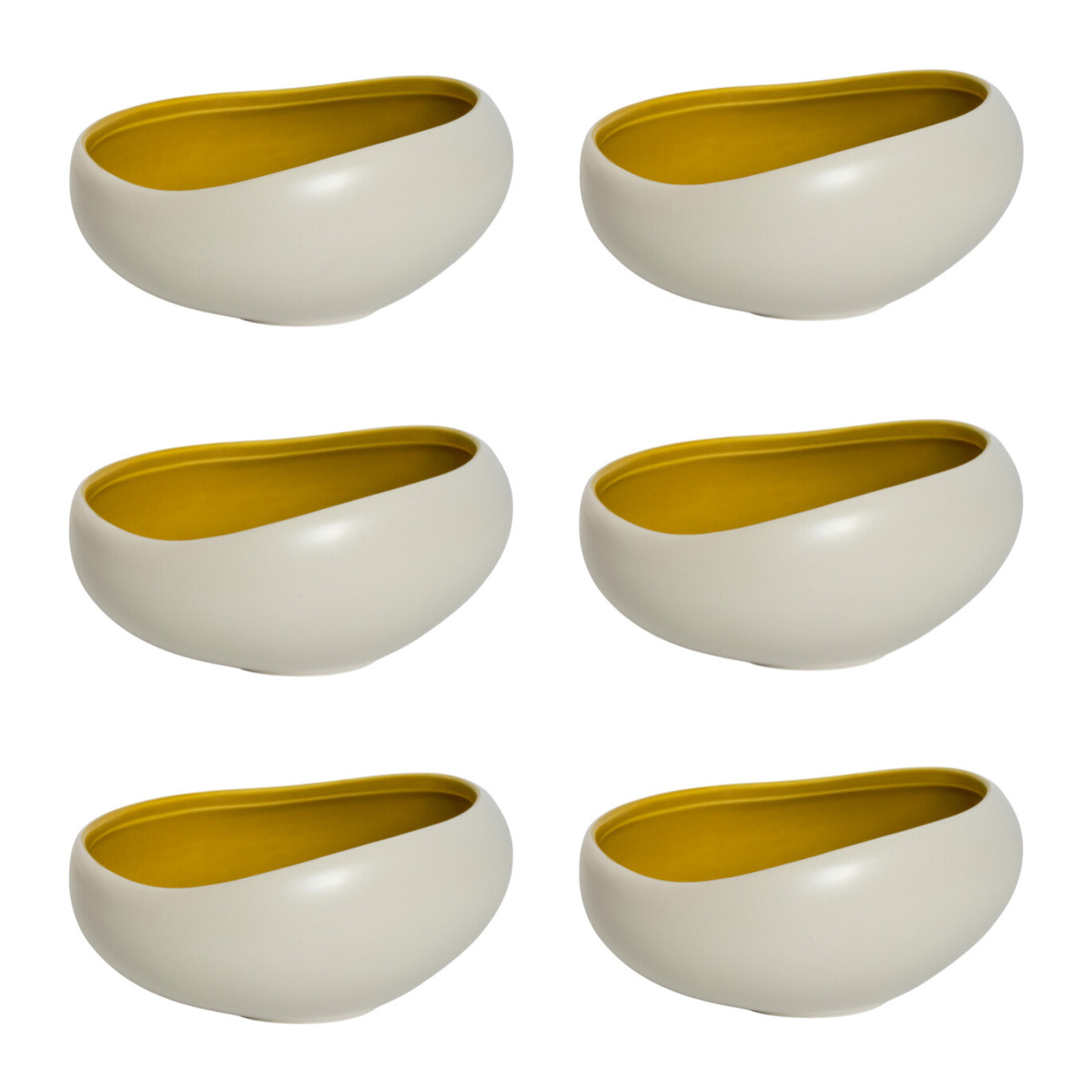 Kyma Jaune Argan - 6 coupelles 14 cm