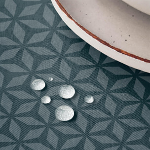 Nappe anti-taches TRAMUNTANA PÉTROLE - en 100 % coton
