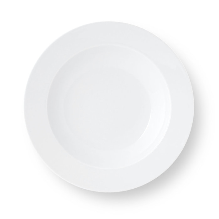 Trattoria Extra Blanche - Assiette à pâtes 26 cm (lot de 4)