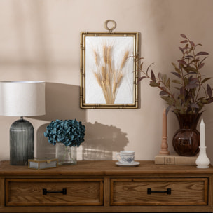 Déco murale blés Jonas bois 46x30cm