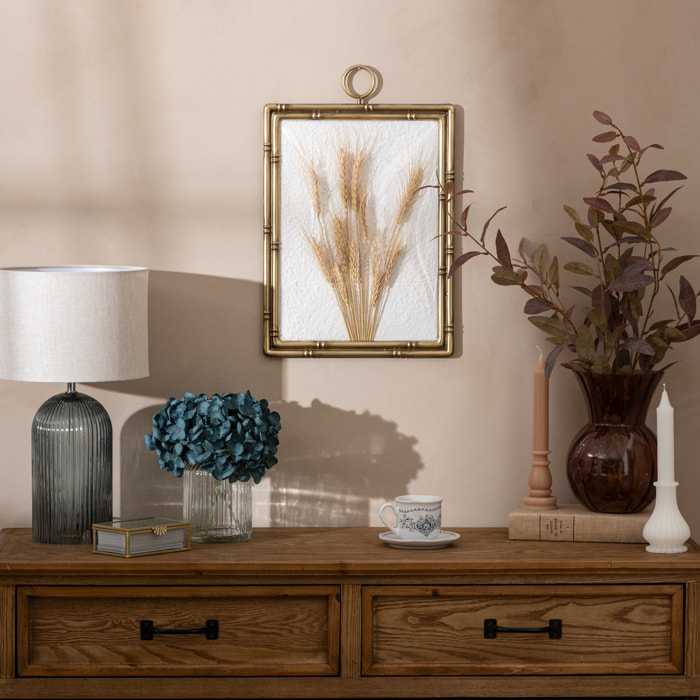 Déco murale blés Jonas bois 46x30cm