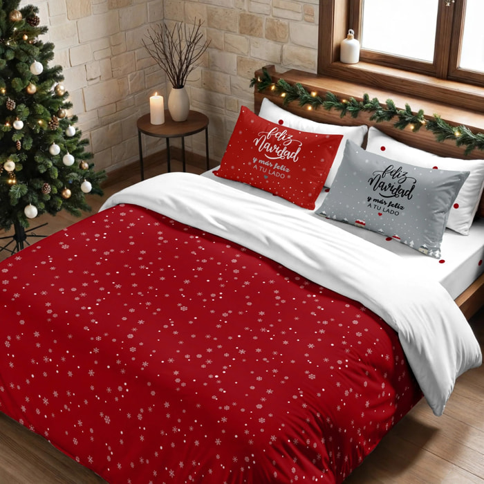 Housse de couette avec clics 100% coton Laponia 9