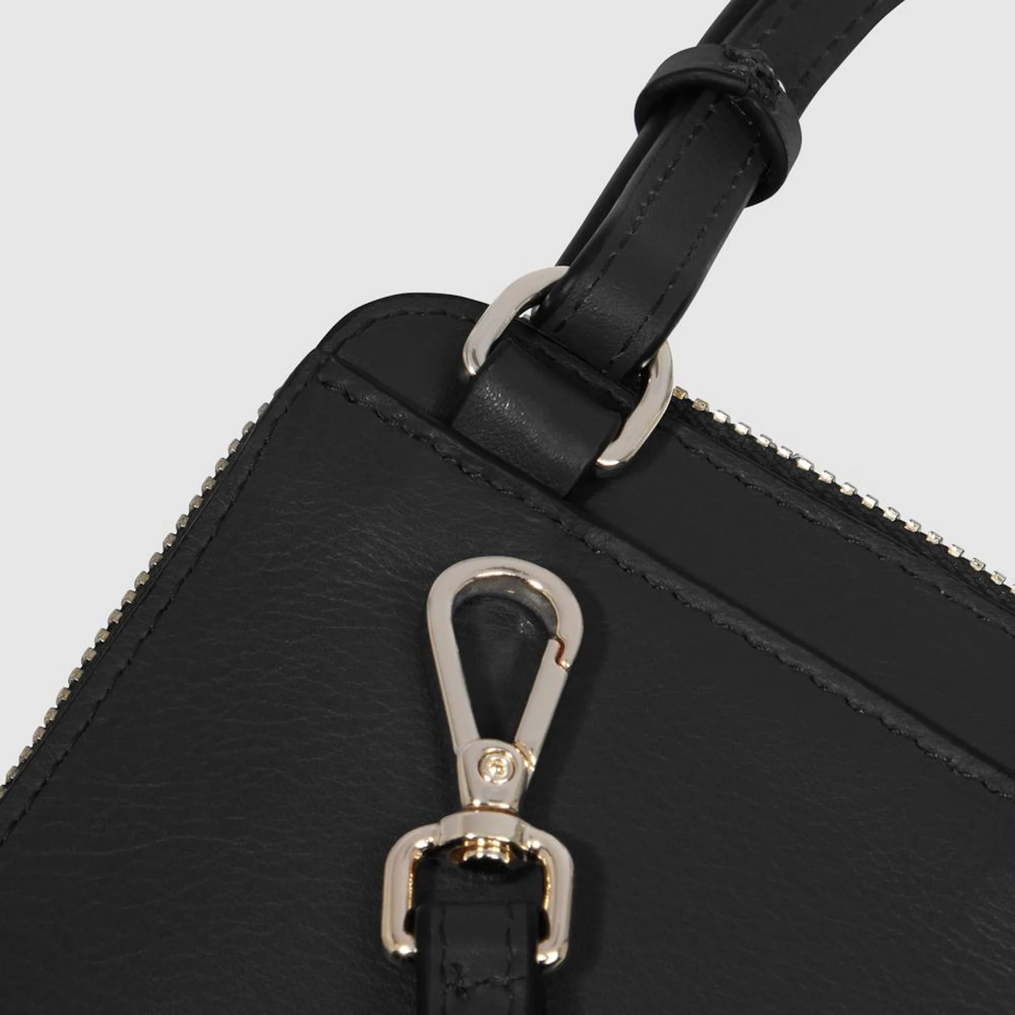 Piquadro Porta telefono da collo in pelle con porta carte di credito, schermato con protezione RFID