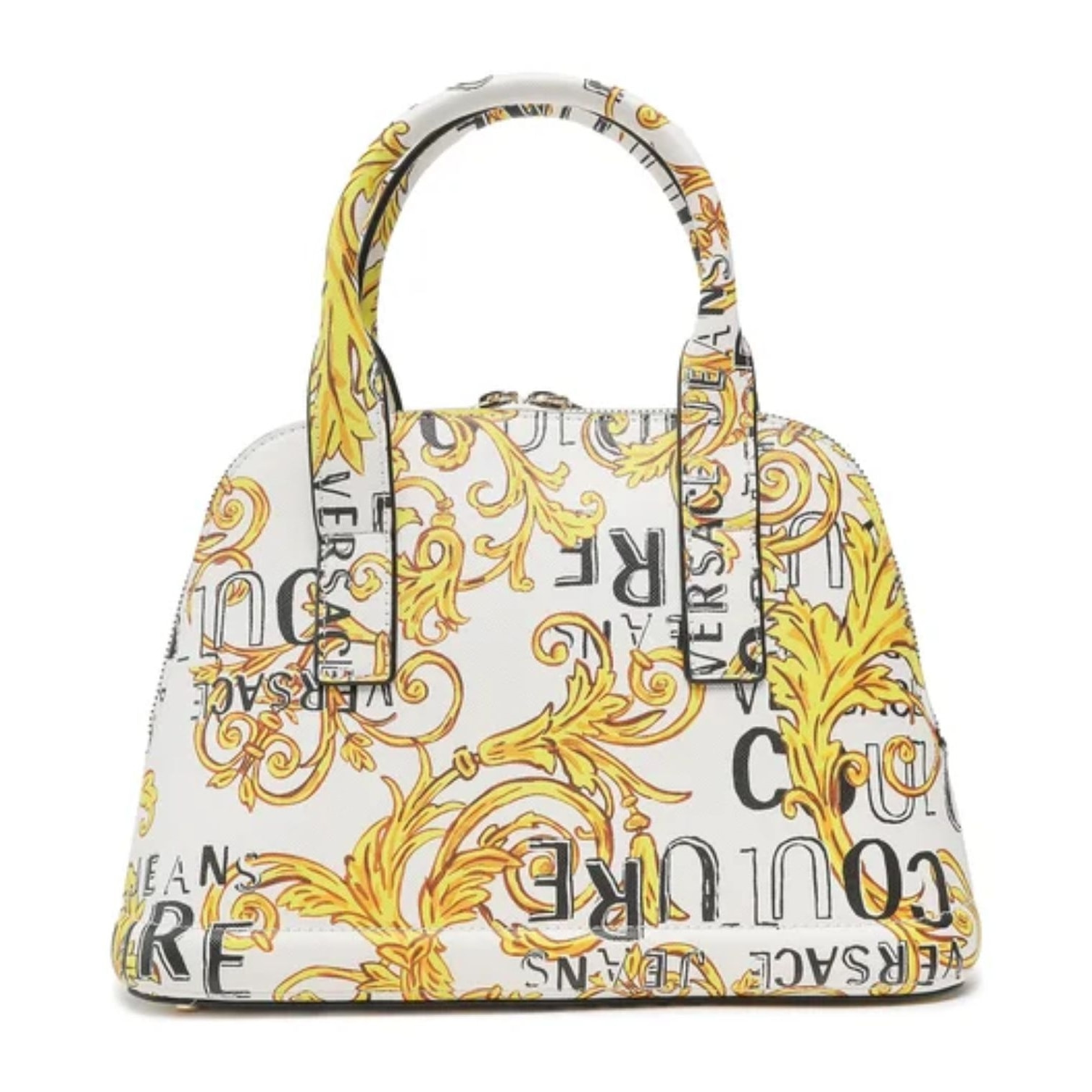 Versace Jeans Couture Barocco-print faux leather mini tote