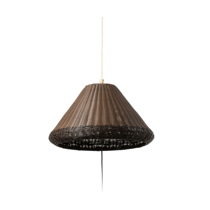 SAIGON OUT Lampe portable et suspension grise/marron W70 hole cap