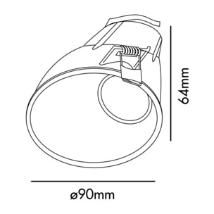 FRESH Wall washer oro GU10 25°