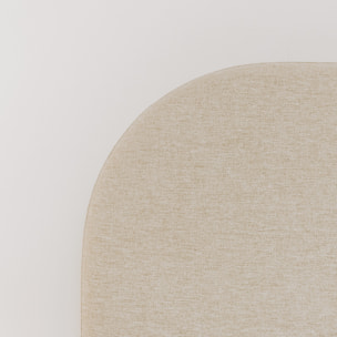 Lit Coffre tissu beige - Hypnia