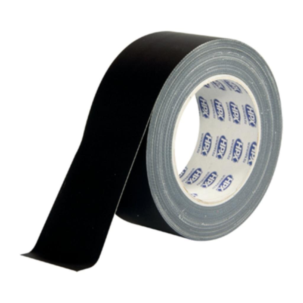 Ruban adhésif toile Gaffer 50mmx25m noir mat HPX - GB5025