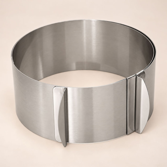 Cadre extensible rond en acier inoxydable ANGELIQUE