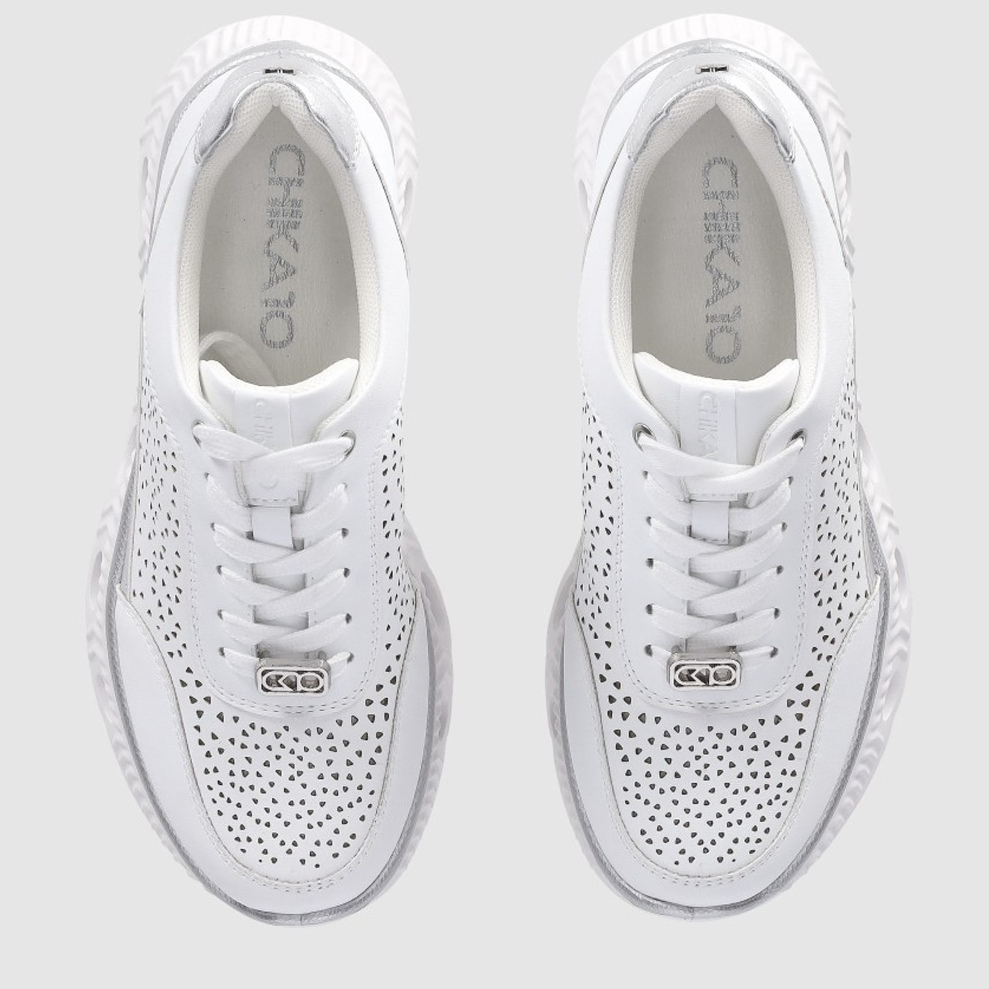 Deportivos - Blanco - Tacón: Bajo