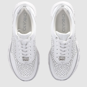 Deportivos - Blanco - Tacón: Bajo