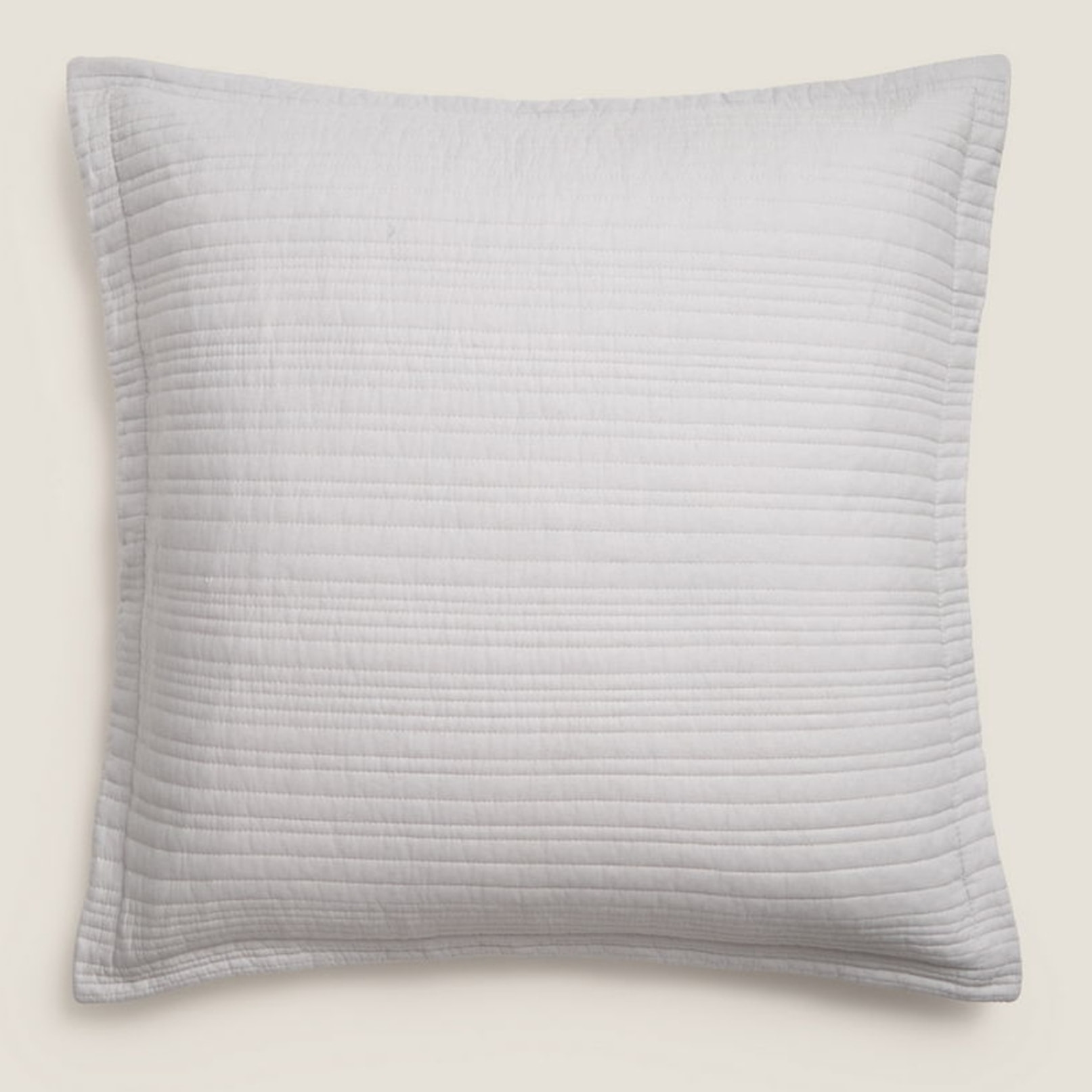 Funda de cuadrante acolchada rayas Rima color marfil crudo 100% Algodón