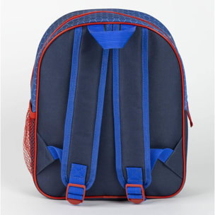 Mochila infantil escolar de la patrulla canina - color azul - 25x20x29 cm - fabricada en poliéster - con cierre de cremallera - estampado de chase y