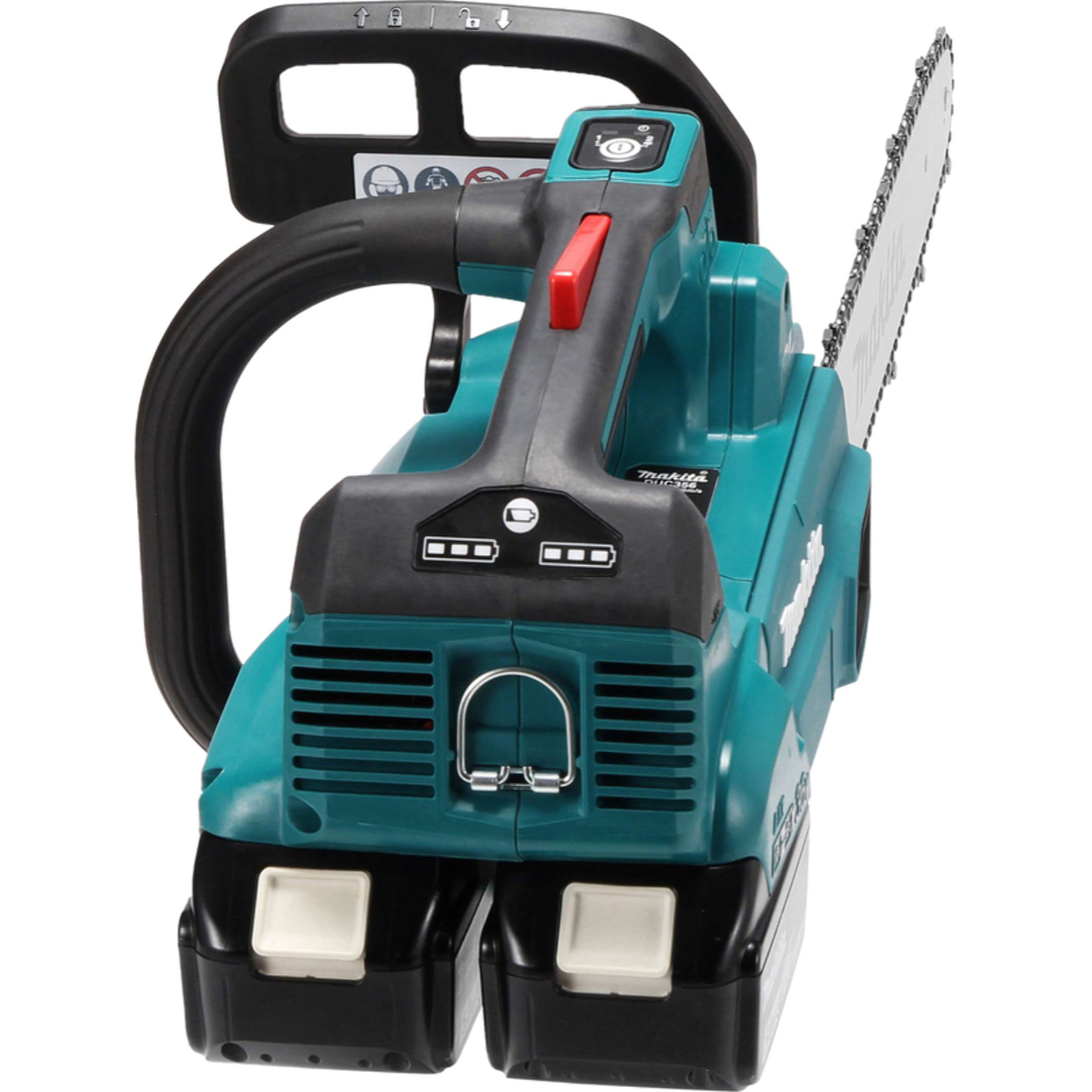 Motosierra LXT® 36V (2x18V) - MAKITA - con 2 baterías 18V 5.0Ah - cargador doble - DUC356T001