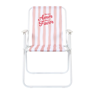 Chaise Pliante Dolce Vita Rose - Lot De 10