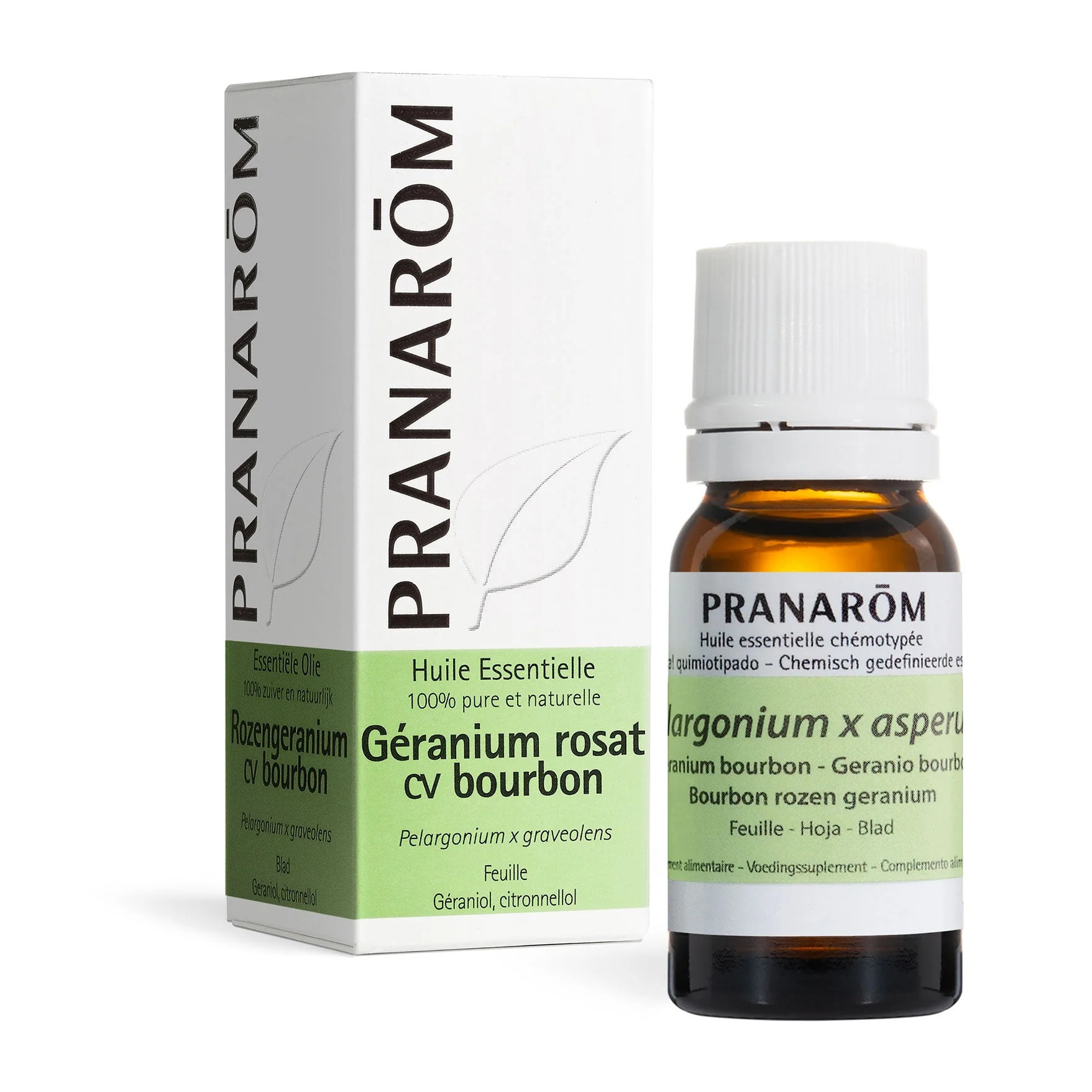Pranarom - Huile Essentielle de Géranium rosat cv bourbon - 10 ml